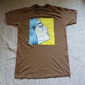 RARE Coal and terry vintage crying girl tee XL